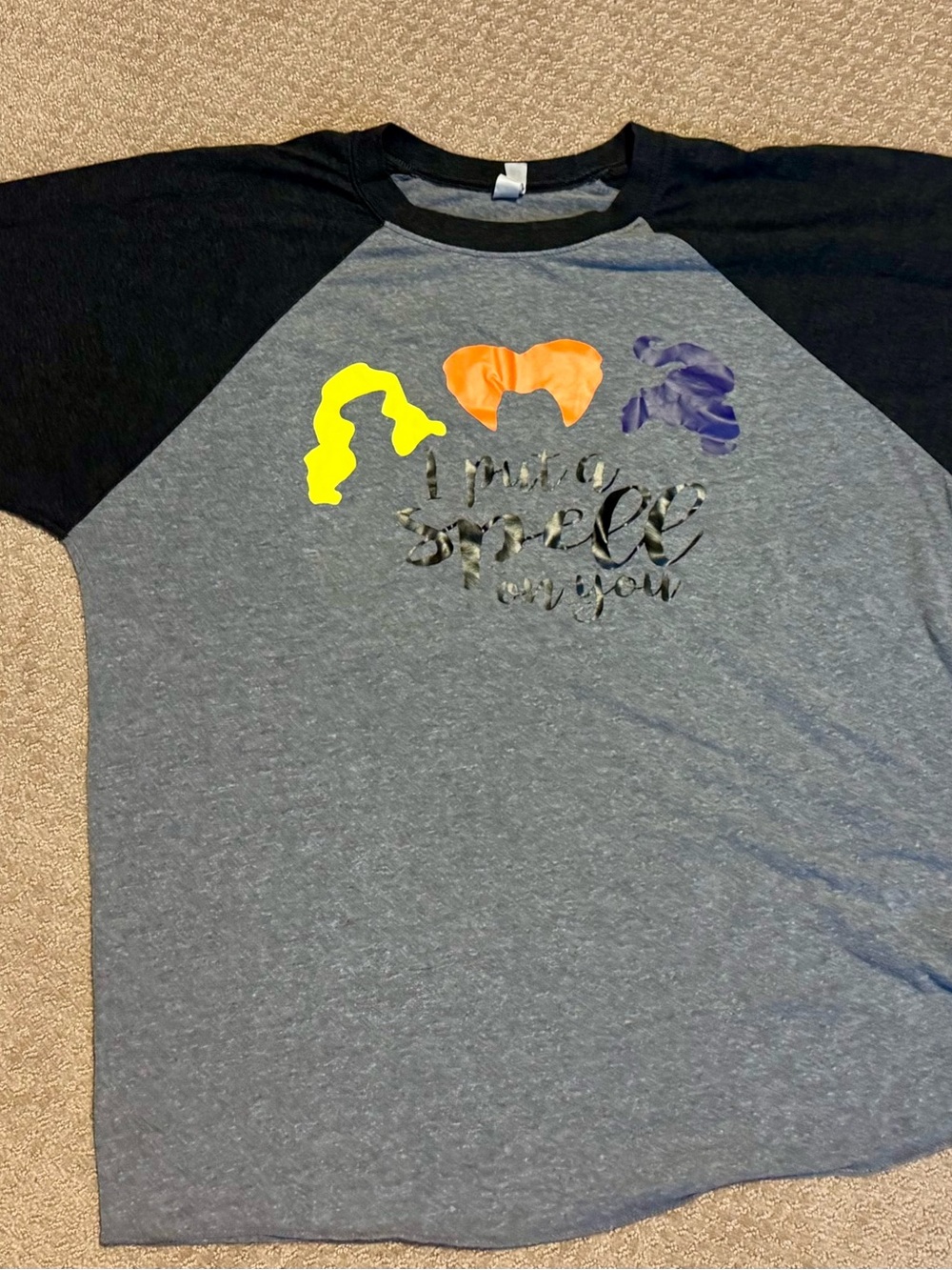 Hocus Pocus baseball style shirt